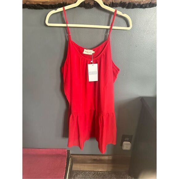 NWT Ninexis red Cami Top , 2XL with inner lining 3/4 of the way down - Picture 8 of 10